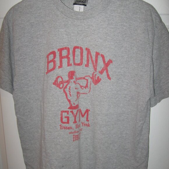 Everlast Bronx Gym Weightlifter T-Shirt Gray Men's Medium - Picture 1 of 4